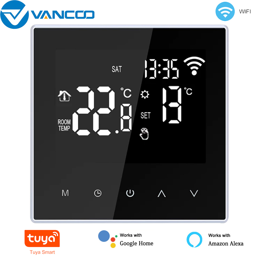 Tuya Wifi Smart Programmierung Fußbodenheizung Thermostat LCD Display Temperatur Controller Handy Wireless Touch Screen