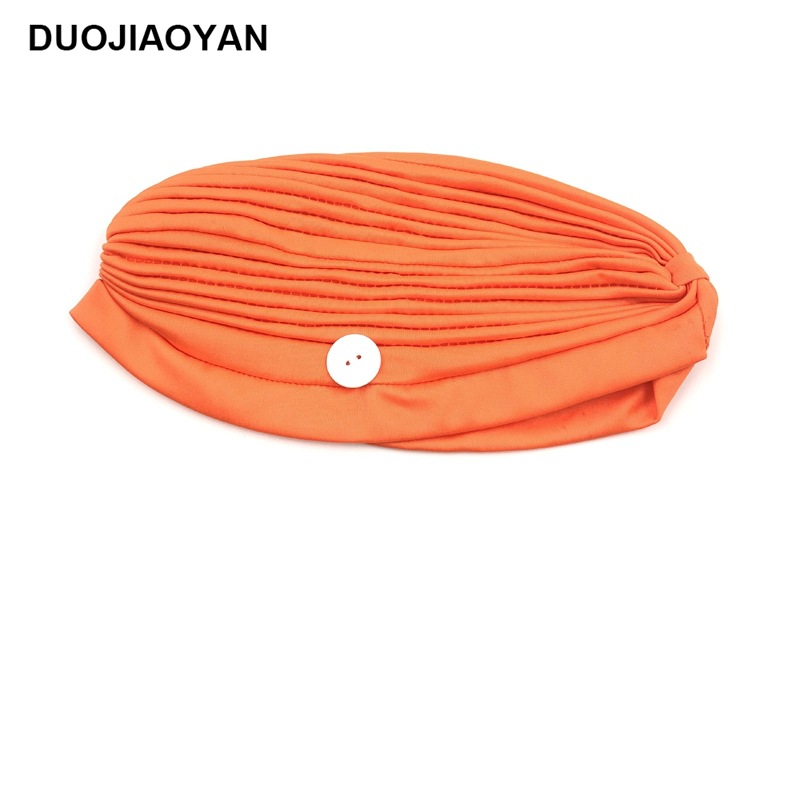 Diadema con botones, soporte para mascarillas, protege tus orejas, accesorios para el cabello, banda para el pelo, Yoga, Opaska, Wlosow: Naranja
