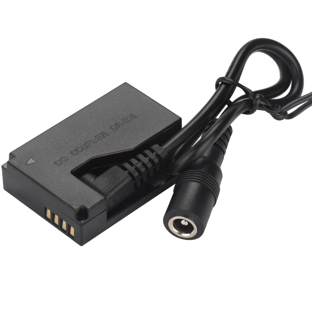 ACK-E15 chargeur Caméra adaptateur secteur + DR-E15 AC/Coupleur CC LP E12 LP-E12 batterie factice pour Canon EOS-100D kiss x7 EOS 100D Rebelle