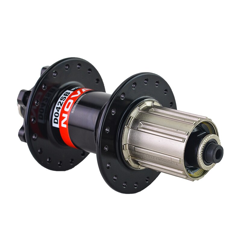 NOVATEC D042SB Front and Rear Hub Mountain Bike Disc Brake Card Bearing Palin Shaft 32/36 Hole Brand Original