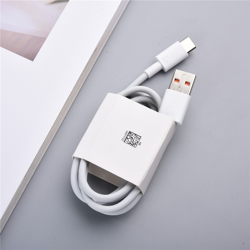 Original For Honor 66W USB Super Charger Supercharge 6A Type C Cable For Huawei P50 Pro Mate 40 Honor 60 50 SE Magic3 V40 Nova 9: Only Cable