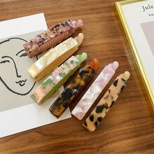 Vintage luipaard acetaat haarklemmen bananenklemmen vrouwen draaiende clips haarklemmen haarklemmen haaraccessoires