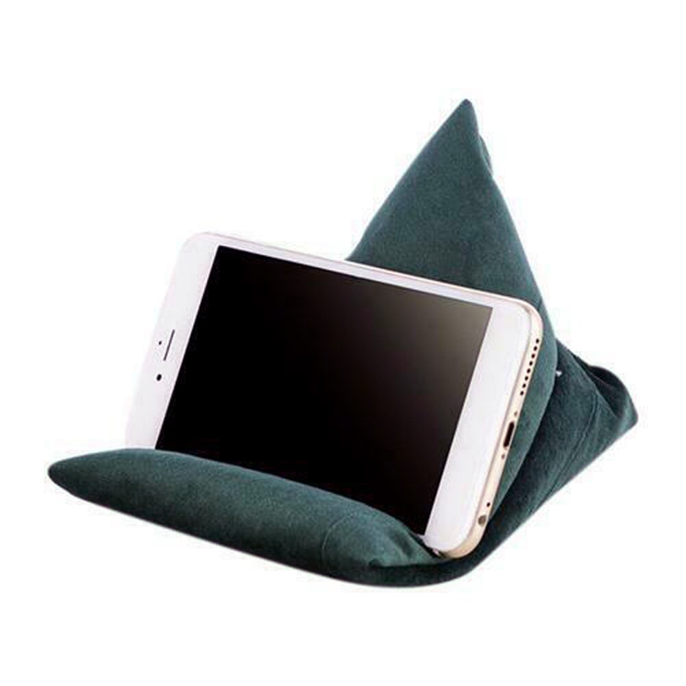 Tablet pudeholder stativ bogsofa sofa sofa læsning støttepude til flad trekant blød rejse hjem brug: -en
