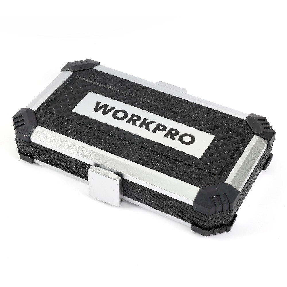 WORKPRO 35PC Tool Set Home Instruments Set of Tools for Car Repair Tools 1/4" Dr. Socket Set Ratchet Wrench