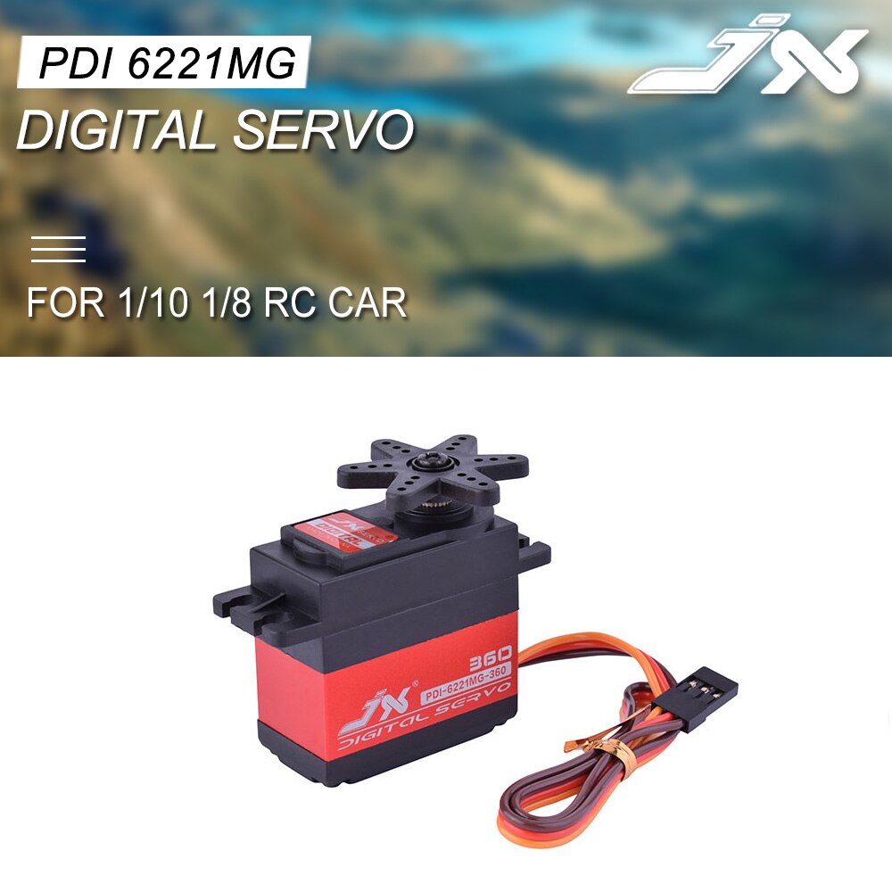 JX Servo PDI-6221MG 62G Hohe Präzision Metall Getriebe Digital Servo 20KG für RC TRAXXAS baja Auto Hubschrauber Flugzeug boot DIY Teile