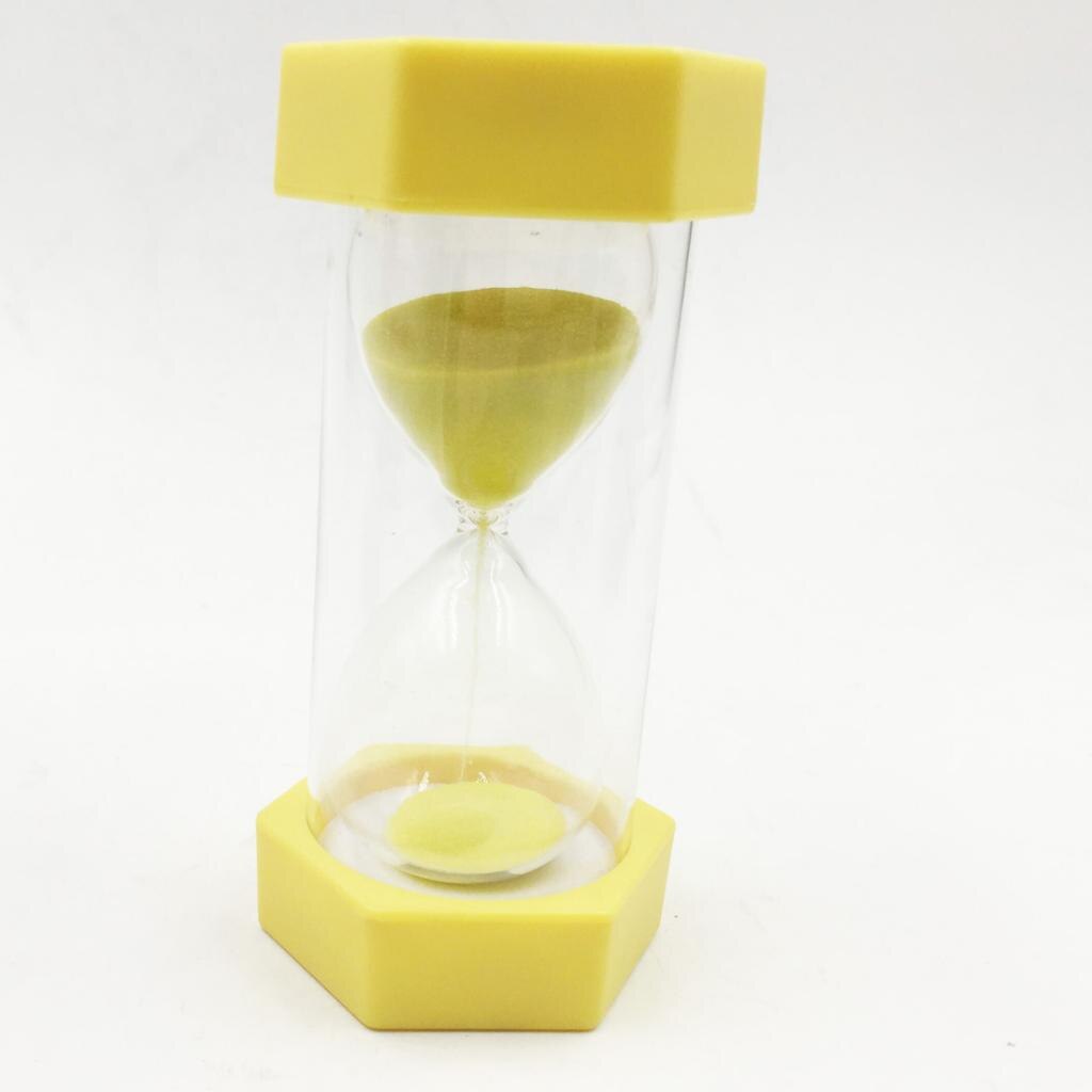 Plastic Sand Timer Clock Sandglass Hourglass 4/6/20/30 Minutes Collectables: 8