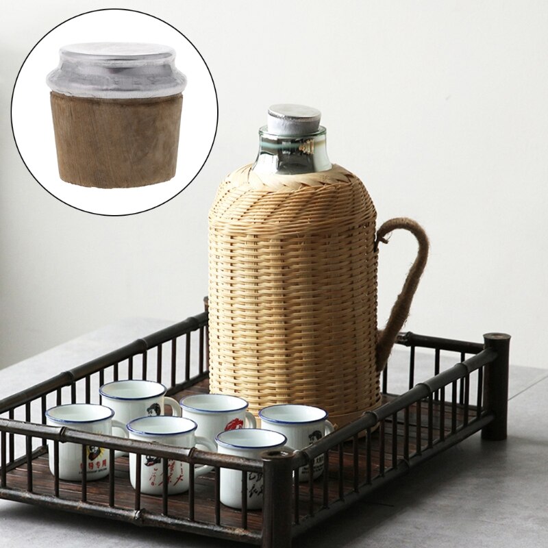 40mm Bodem Diameter Hout Thermosfles Kurk Plug Deksel Cap Stopper Ketel Onderdelen