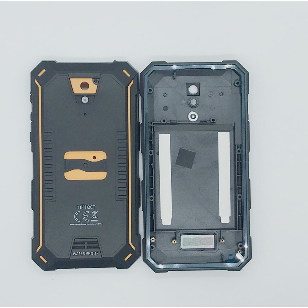 Pour Nomu S10 boîtiers arrière boîtier de porte couvercle de batterie + TF/SIM carte bouton marche/arrêt pour Myphone marteau énergie téléphone portable pare-chocs