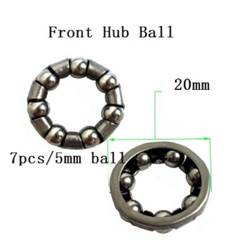 Cykelheadset kullager mtb vägvikning 44mm 20mm 25mm främre baknav stålkula 30mm -axliga stålkullagertillbehör: 20mm 2 st