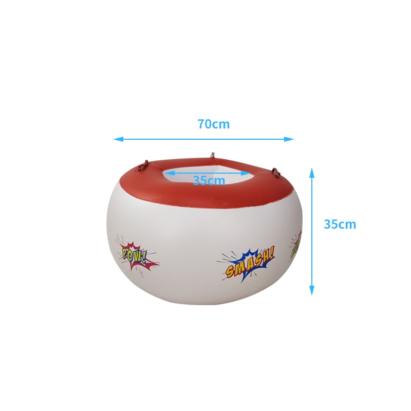 2 Stuks/set Opblaasbare Body Emmer Bumper Bal Kinderen Kids Sumo Bopper Sensorische Training Outdoor Sport Speelgoed