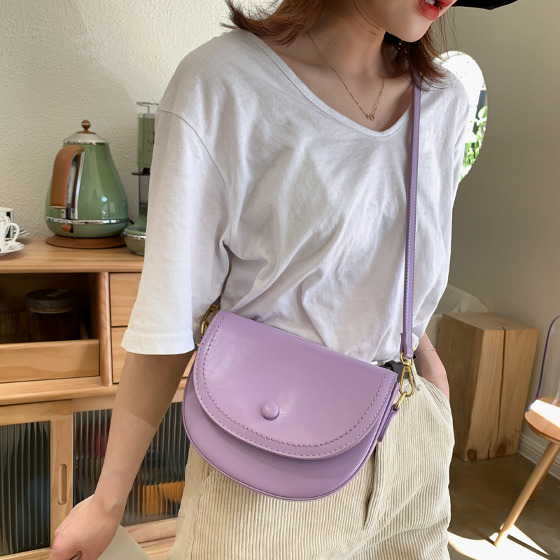 Solid Colors PU Leather Crossbody Bags For Women Small Shoulder Bag Female Handbags And Purses Sac A Main Femme