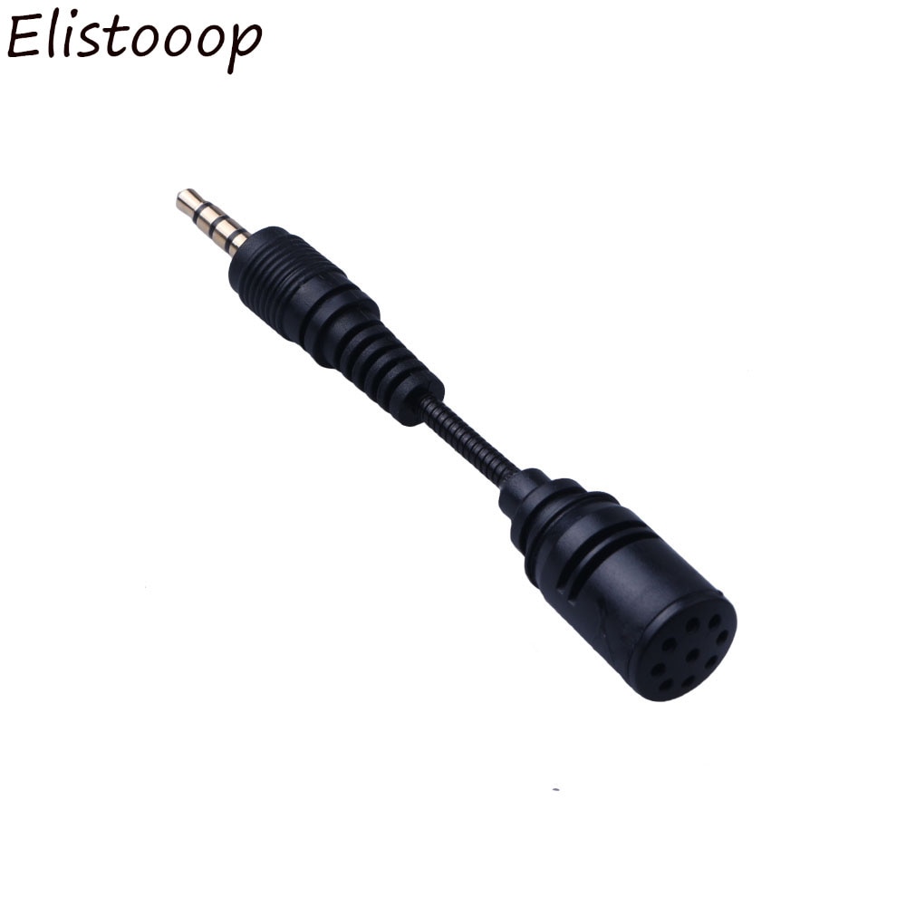 Mini flexibel mikrofon för telefon 3.5mm gränssnitt mobiltelefon stereomikrofon för iphone android