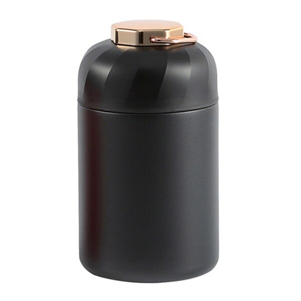Vacuum Insulated Lunch Container Food Flask Stainless Steel Insulated Food Jar Food Containers 600Ml Food Jar: Black