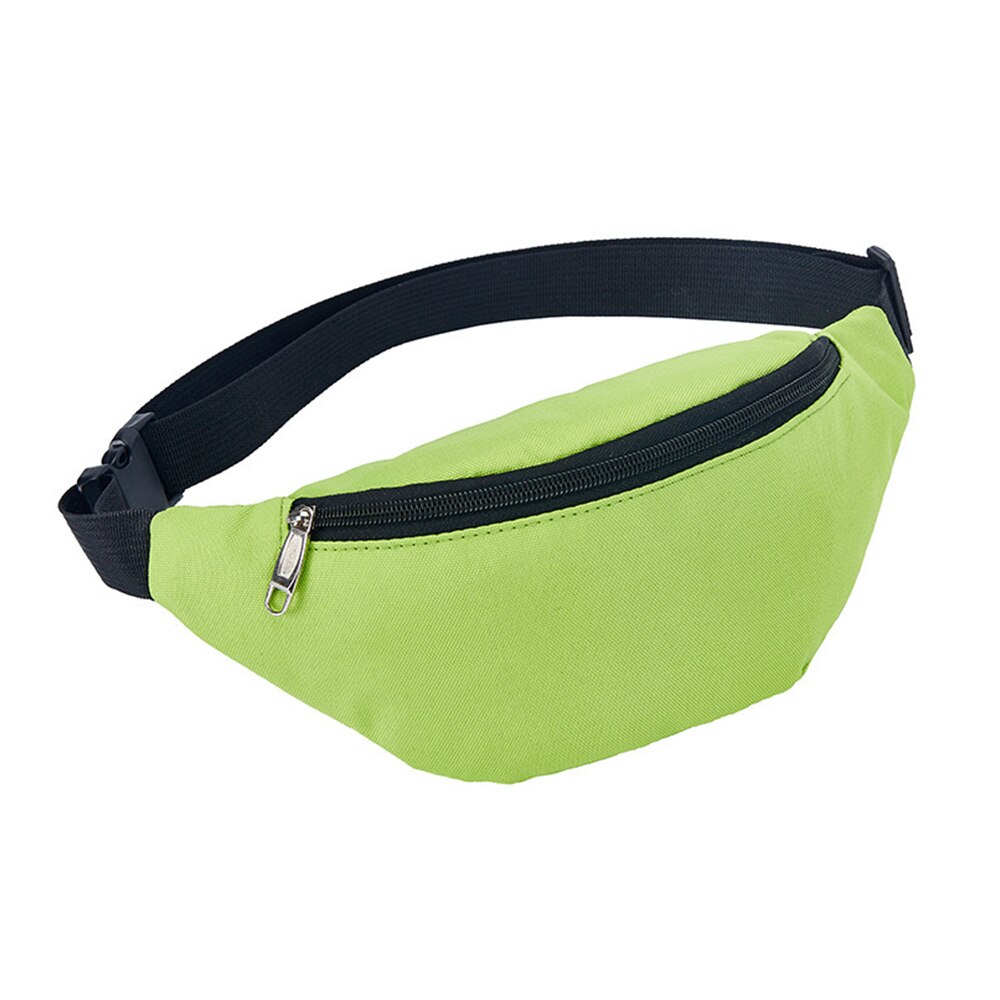 Frauen Fanny Pack Taille Tasche Männer Oxford Bum Taschen Leichte Hüfte Crossbody Brust Packs Sling Tasche Mit Zipper Taschen Für reise: Green