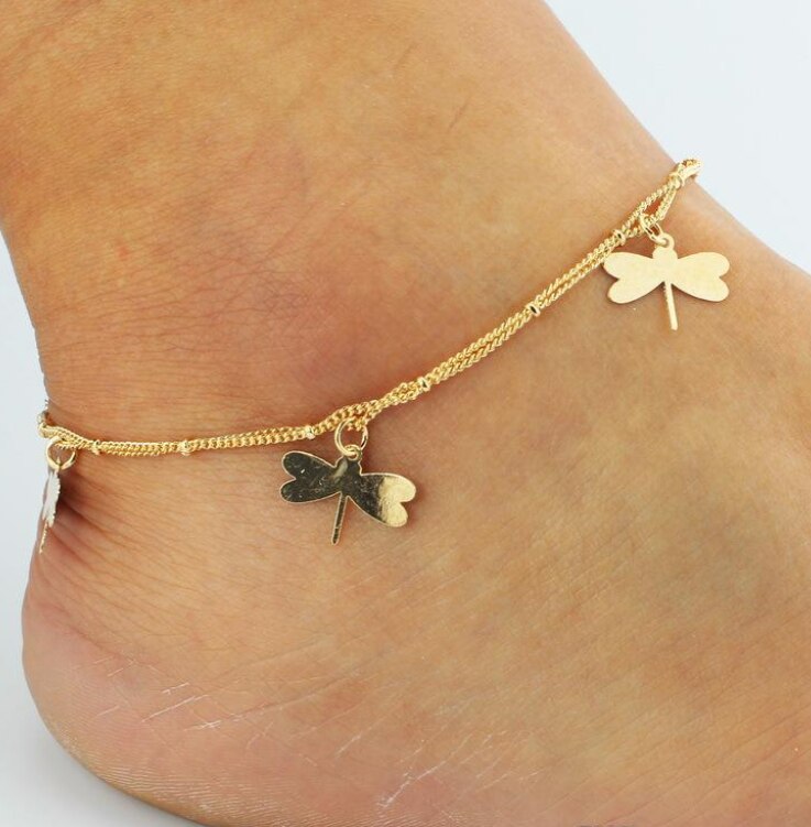 Sandálias descalços baratos para sapatos de casamento sandel anklet chain mais quente estiramento ouro toe anel grânulo casamento nupcial jóias pé