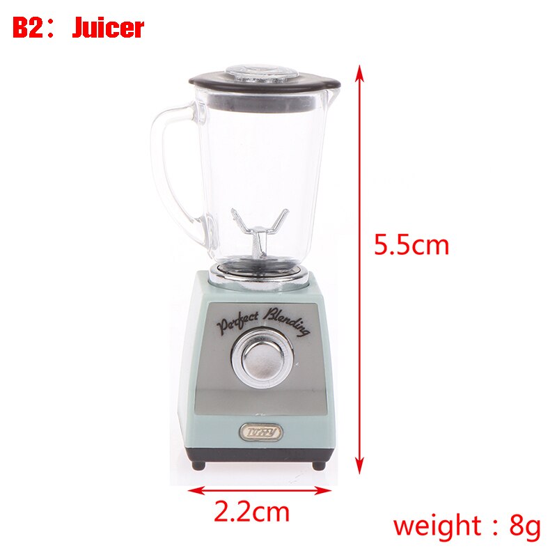 1:12 Dollhouse Koffiezetapparaat Kopje Koffie Pot Simulatie Keuken Meubels Poppenhuis Miniatuur Accessoires: B2