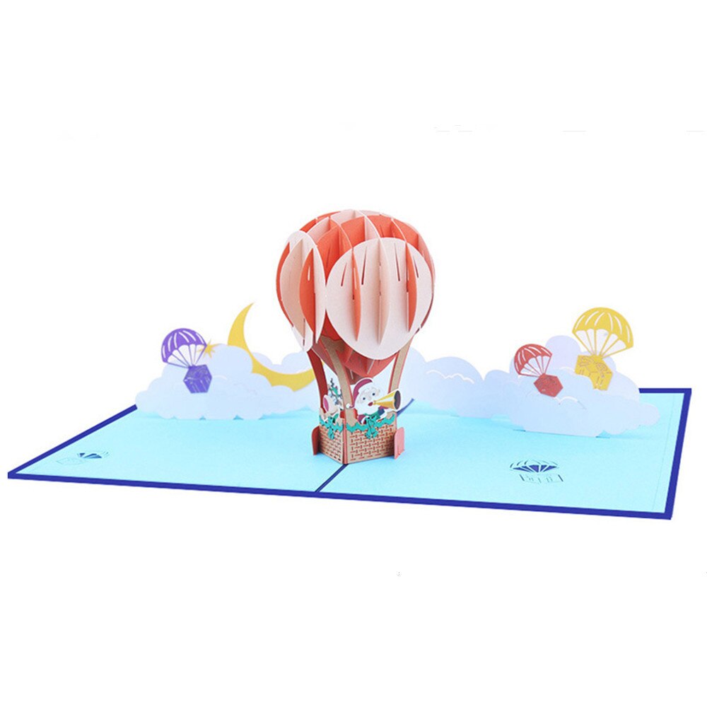 3d Pop-up Santa Cards Marry Christmas Greeting Cards Party Invitations Greeting Card Anniversary Postcard #W2G: D
