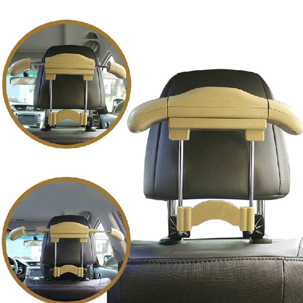 Support chemise universel voiture facile installer siège cintre polyvalent porte-manteau veste réglable Durable appui-tête Portable