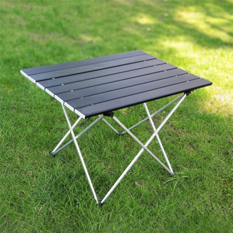 Aluminum Alloy Foldable Picnic Table Outdoor Portable Square Camping Simple Square Table