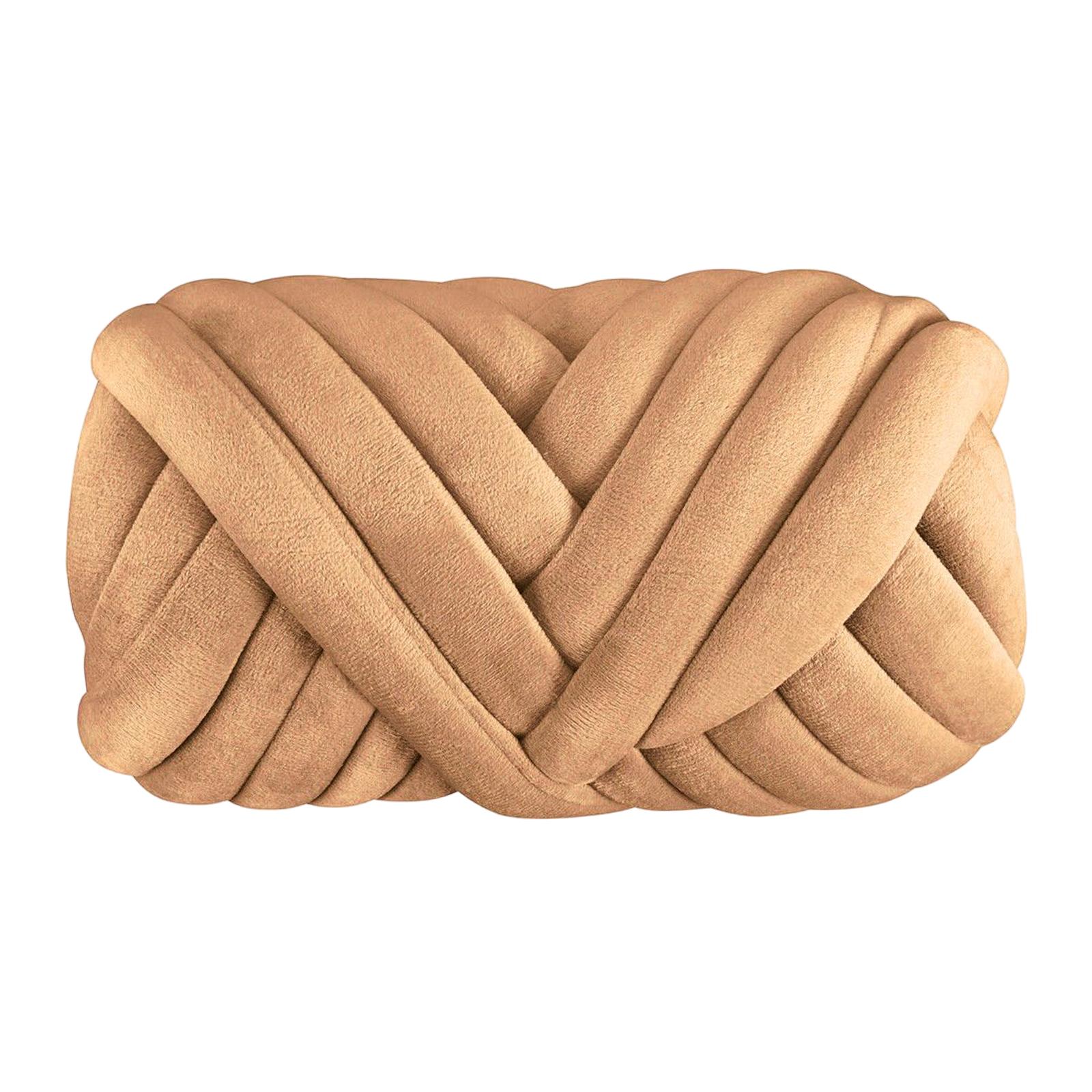 Chunky Garen Buis Gigantisch Garen Haken 250G Jumbo Buisvormig Garen Breien Zacht Omvangrijk Garen Voor Tapijt Maken Gooi Hoeden Sjaal Huisdier Bed: Khaki