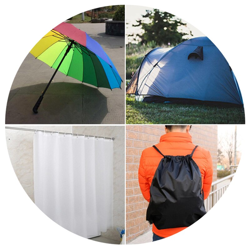 210D Medium thickness Oxford cloth Waterproof Fabric Sunscreen Sunshade Ripstop Umbrella Cloth Tent Material by the meter