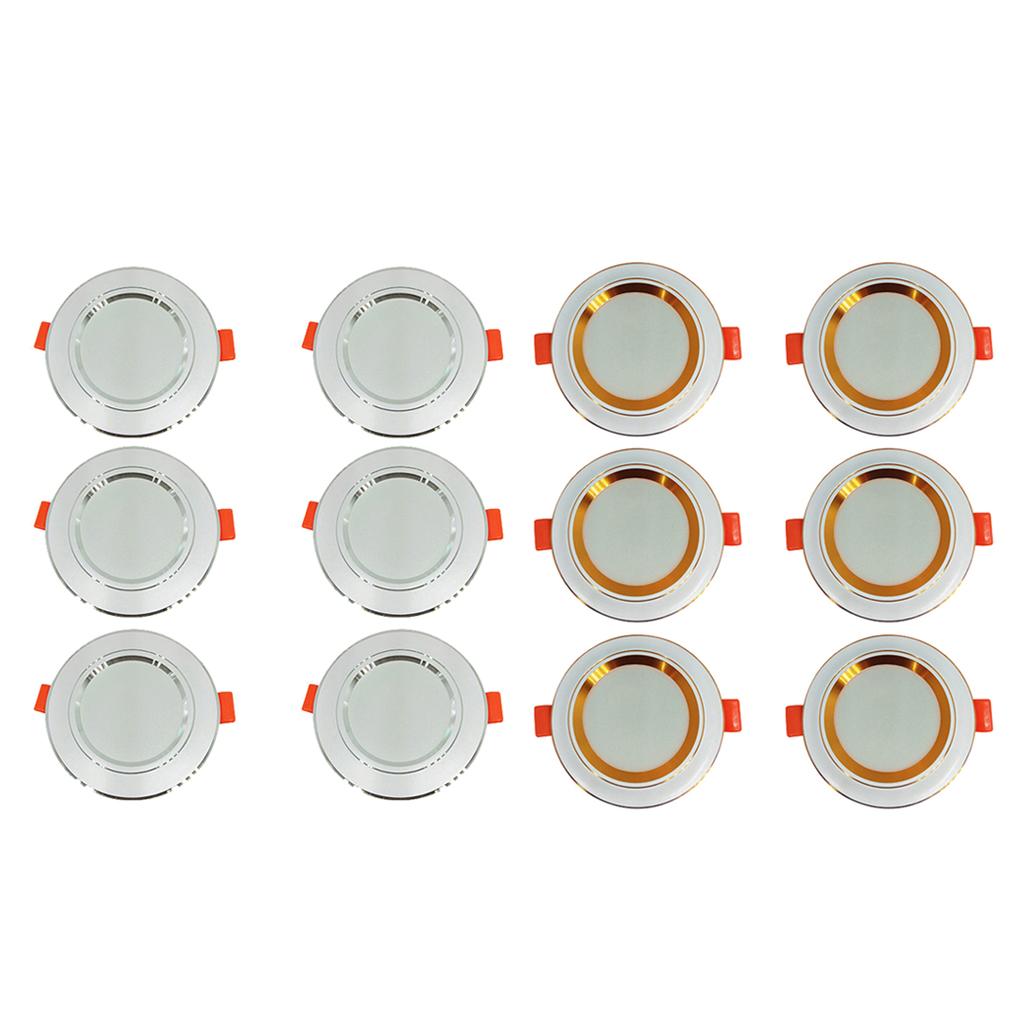 Dimmable Recessed LED Ceiling Light 220-240V Golden