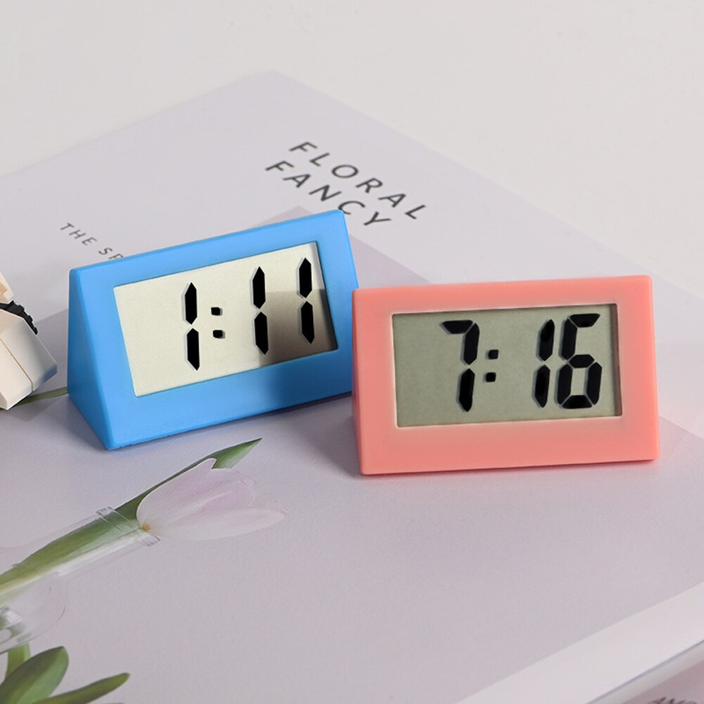 Mini LCD Digital Display Electronic Alarm Kitchen Learning Time Manager Cooking Alarm Clock Table Desk Clocks