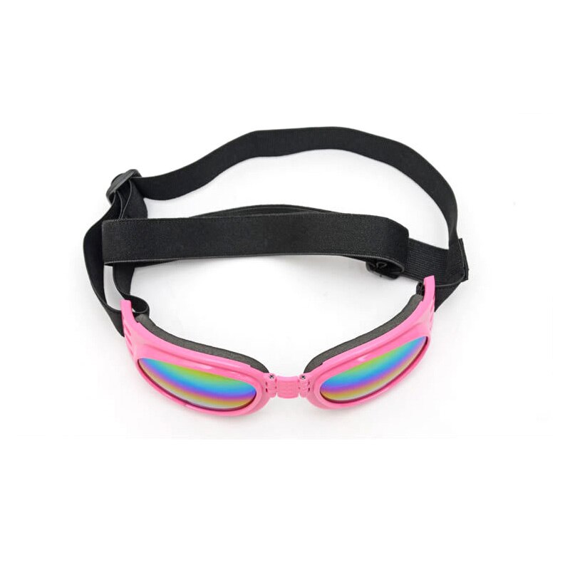 Gafas de sol de para perros de compañía, lentes de sol impermeables para perros pequeños, medianos y grandes, protección UV, accesorios para mascotas, 6 colores: pink