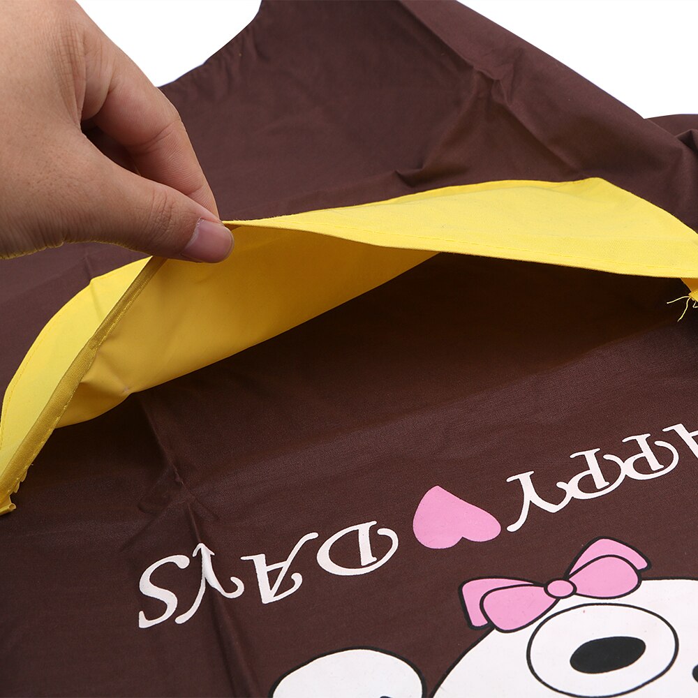 HOOMIN Cartoon Bear Microfiber Aprons Home Kitchen Chef Restaurant Waiter Apron For Man Woman Cooking Apron With Pockets