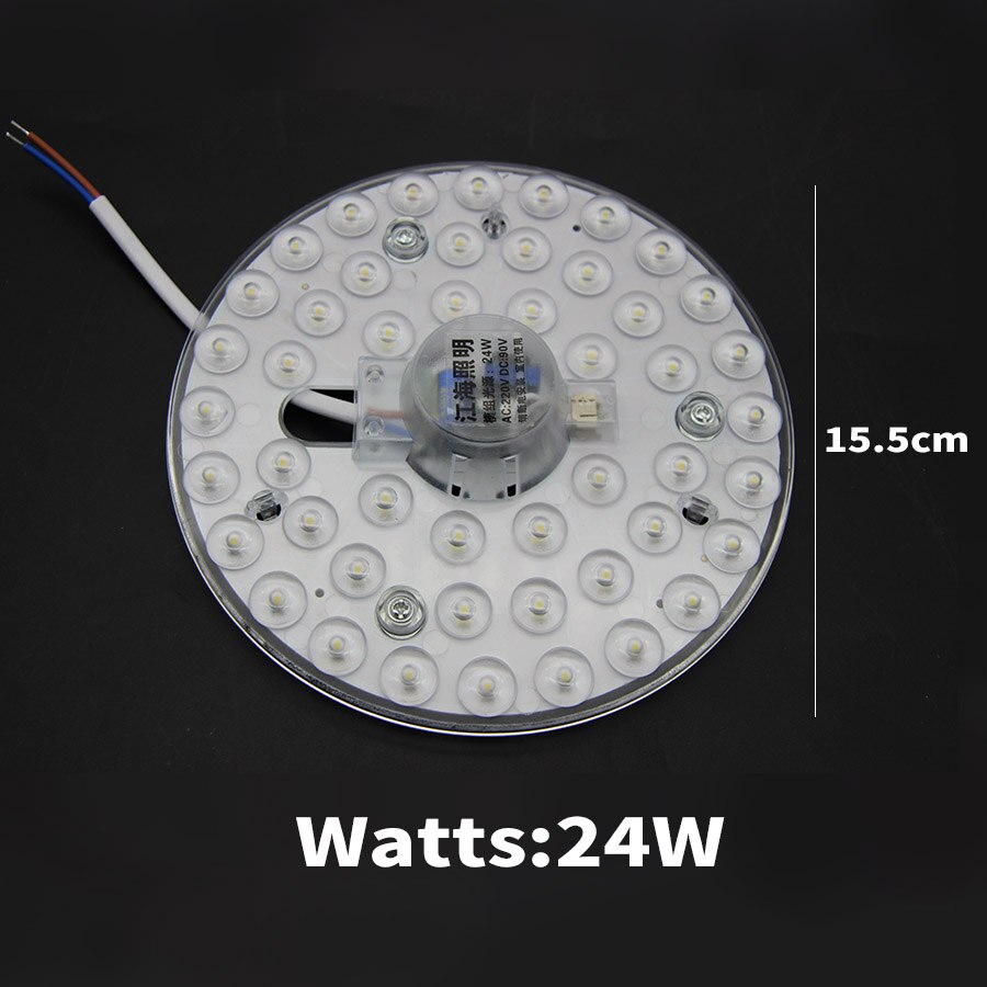 Kitchen LED Ceiling Lights Module AC220V DC90V 12W 18W 24W 36W LED Lampara Techo Source White Brightness Lustre Mutfak Lamp: 24W