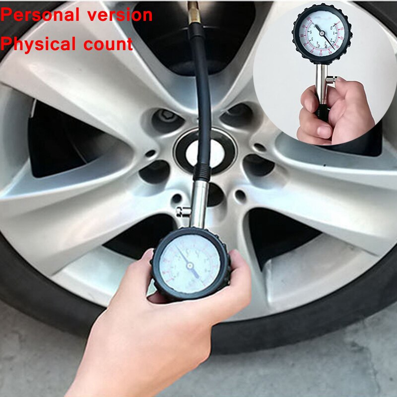 0-220PSI Bandenspanningsmeter Tyre Air Inflator Dial Manometer Air Bandenpomp Met Manometer Voor Auto Van Tool Air compressor