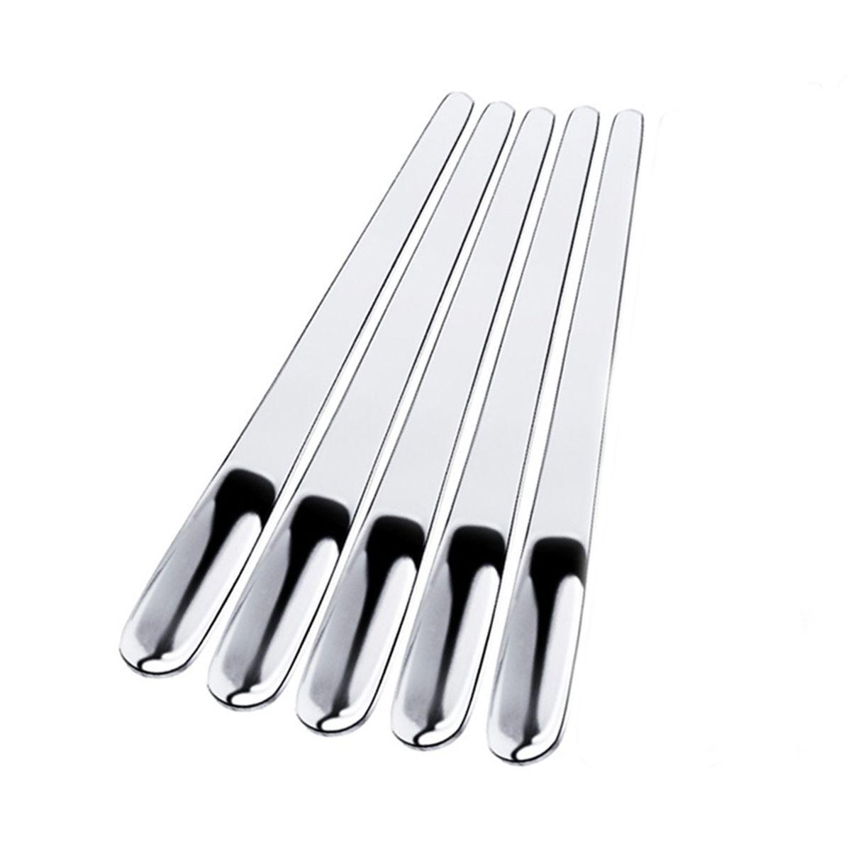 Stainless Steel Espresso Spoons Mini Coffee Spoons for Coffee Sugar Dessert Cake Ice Cream Soup Antipasto Cappuccino Espresso: 5Pcs