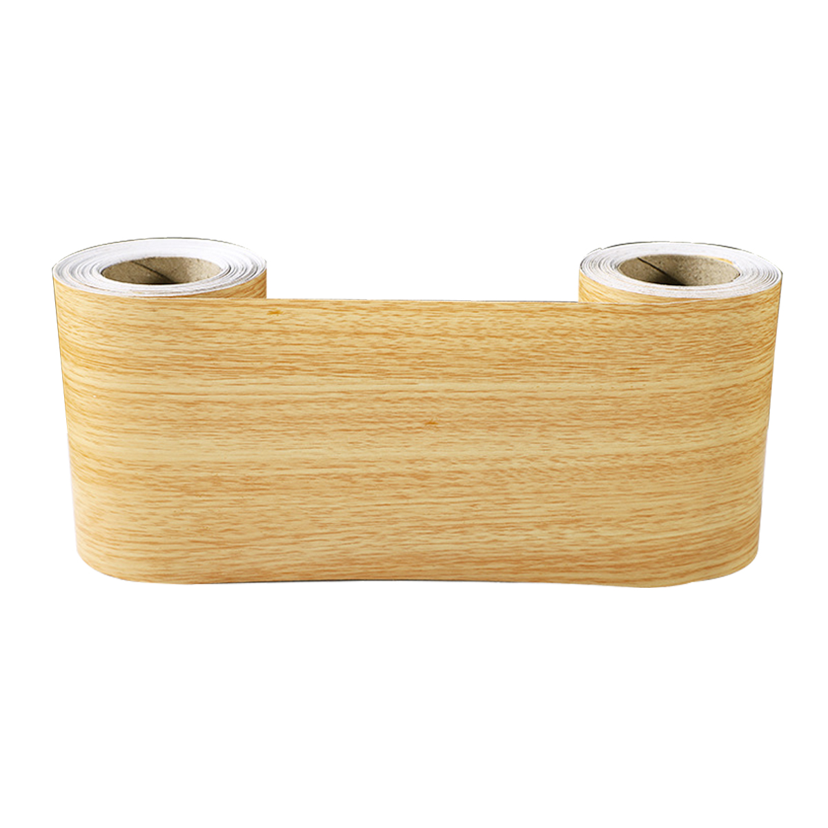Wood Grain Door Frame Wrapping Edge Stickers Self-adhesive Renovation Furniture Holes Cover Wooden Door Cover Floor Stickers 5M: Orange