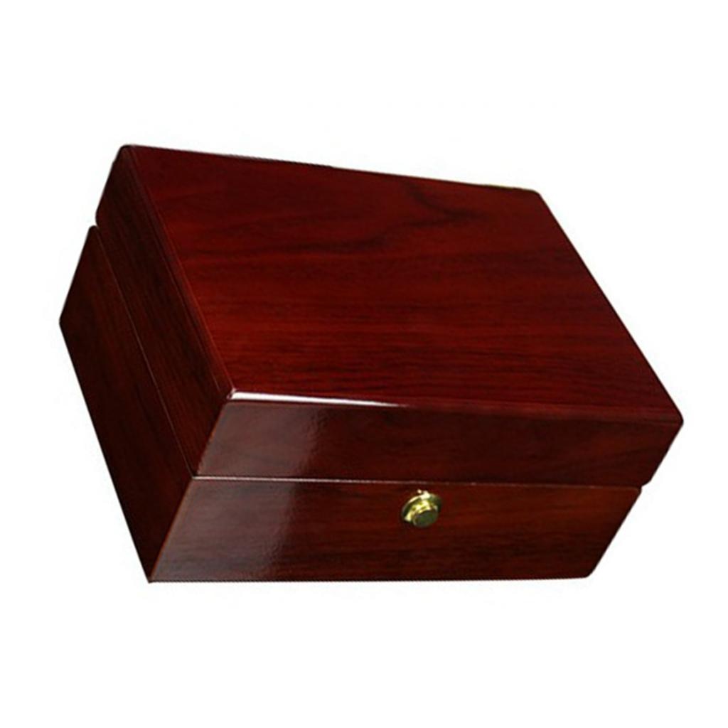 Solid Wooden Watch Box Watches Display Case, Business Watch Storage Organizer with Removable Cushion