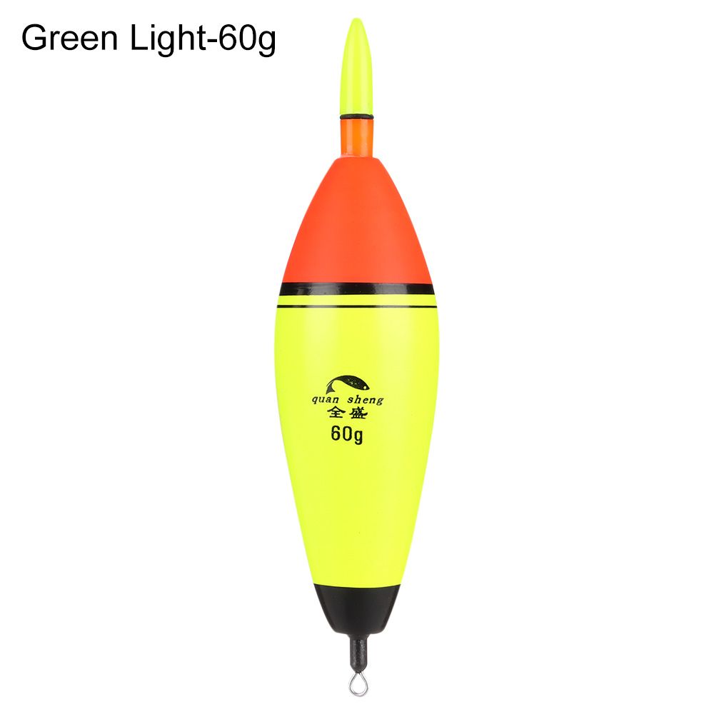 5g-100g Plastic Fishing Night Float Electronic Light Stick Eva Foam Ball Boia Bobber Buoyancy Fishing Accessories: 0.5# / light green