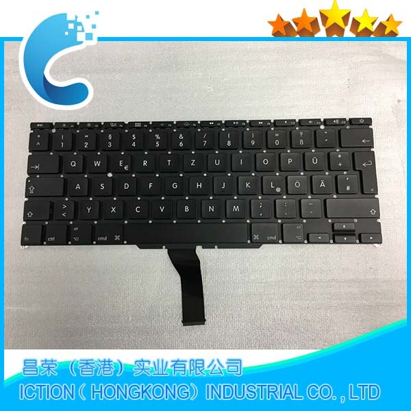 Original GR German Deutsch Tastatur Keyboard For MacBook Air 11'' A1370 A1465 Keyboard GR German Layout Years