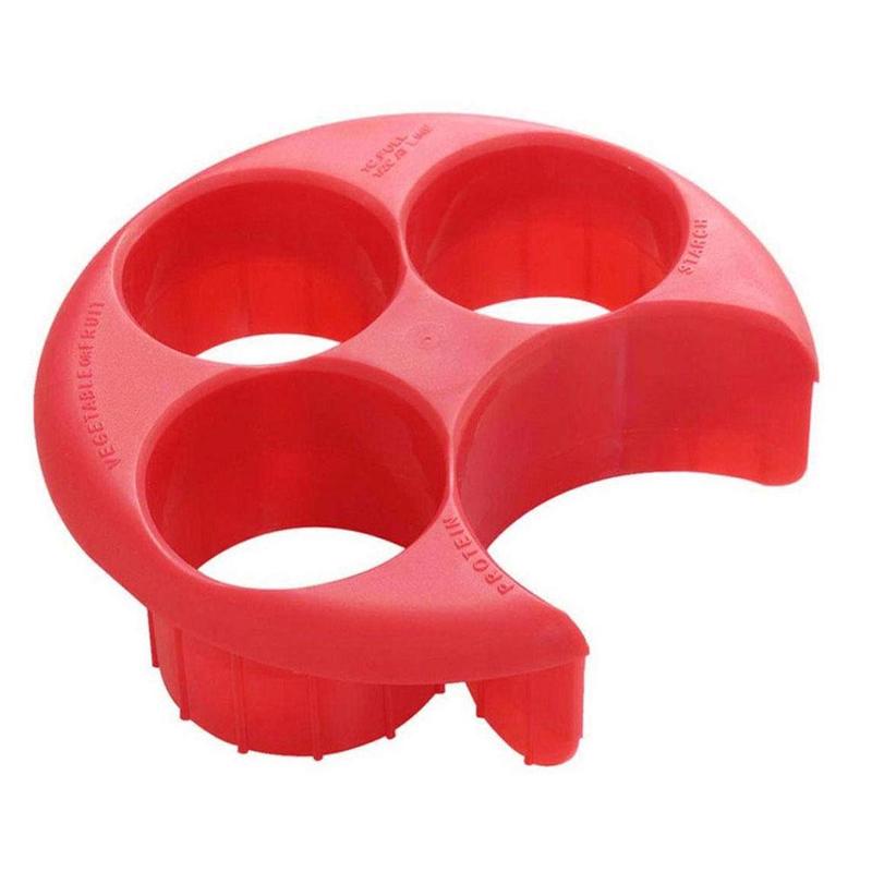 1pc Diet Food Dispenser Kitchen Meal Measure Dish Divider Vegetables Fruit Portion Control Cooking Tools Kitchen Accessories