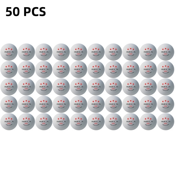 Huieson G40+ Ping-pong Balls 3 Star Polymer Material Table Tennis Balls TTF Standard Table Tennis For Competition: GRAY
