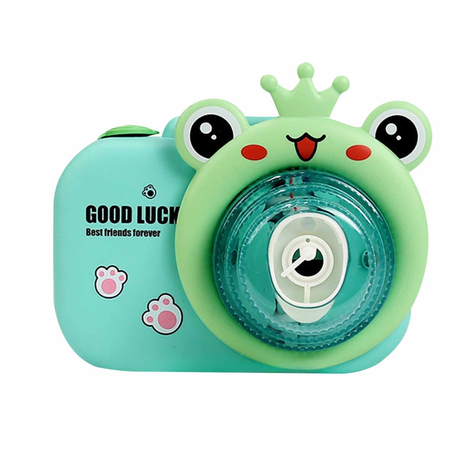 Kinderen Zeep Automatische Bubble Machine Speelgoed Camera Elektrisch Licht Muziek Zomer Water Outdoor Speelgoed Wedding Party Materialen: A