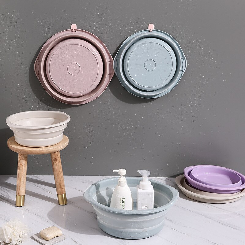 Household Folding Basin Outdoor Travel Portable Folding Basin Multi-Function Kitchen Sink