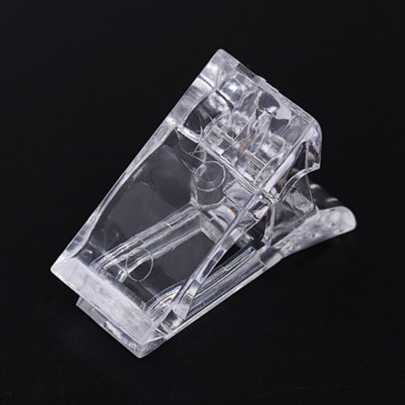 Nail Tips Clip Transparent Finger Quick Building Gel Extension Nails Art Manicure Tool B99