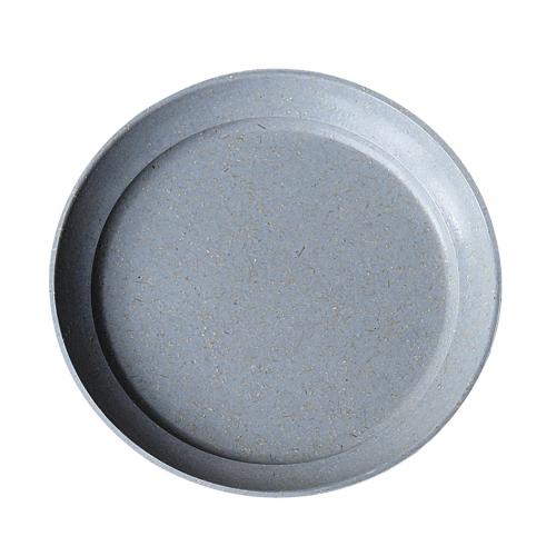 Skråkant slidbestandigt ikke-permeabelt planteværktøj til rund urtepottebakke: Grå 225mm