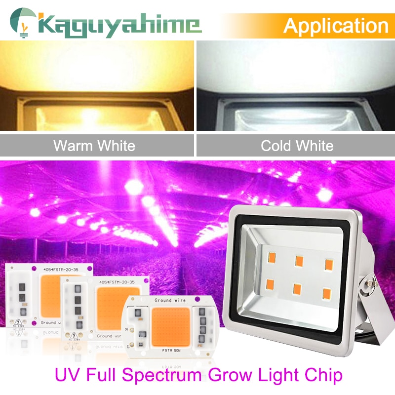 Kaguyahime LED COB Chip 20W 30W 50W 100W 220V For Spotlight Floodlight Outdoor Lamp No Need Driver Integrated Chip DIY LED Chip