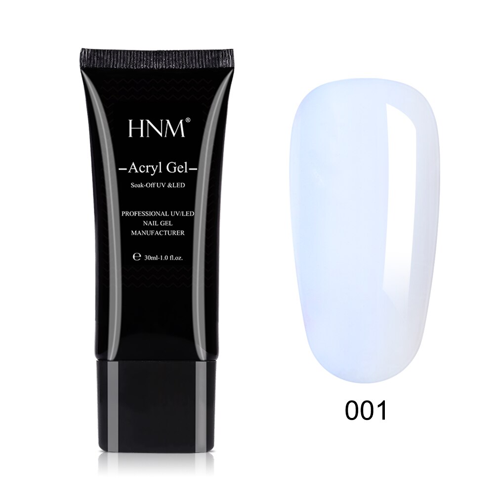 HNM 30ML UV Poly Gel Baumeister Nagel Acryl Gel Verlängerung Acryl Poligel Acrylgel Nagel Formen Aufkleber Stift Pinsel Für näGel Polieren Kunst: 1