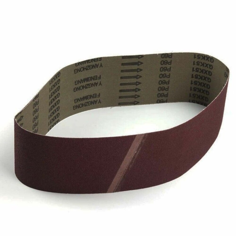 10Pcs 686 * 50mm Schuurband 60/120/240/320/400/600/800/1000 Grit Schuurpapier Schurende Bands Tool Hout Zacht Metaal Polijsten (Color : 600