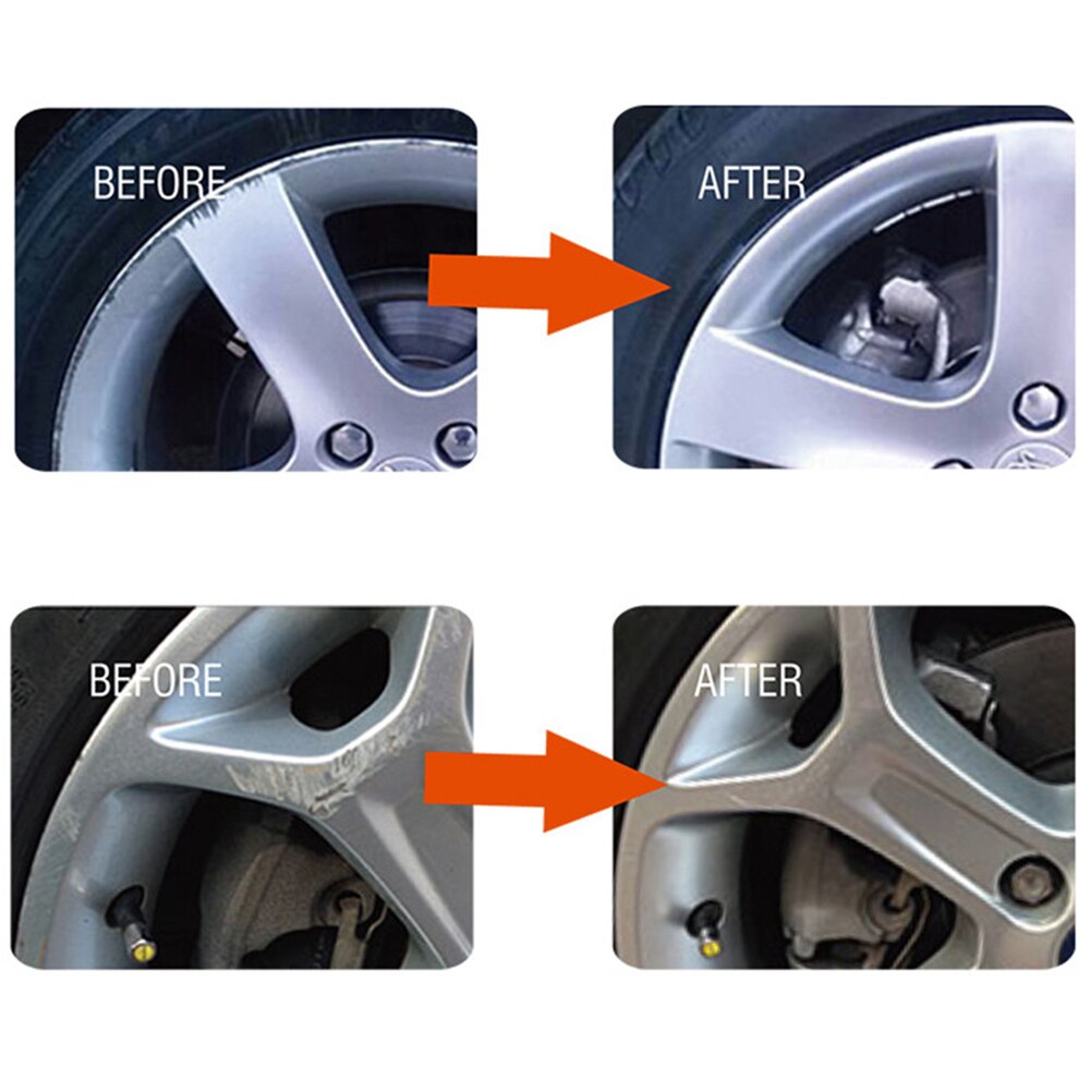 Aluminum Alloy Wheel Repair Glue Kit Washable High Temperature Resistant Wheel Scratch Repair Refurbishment Tool