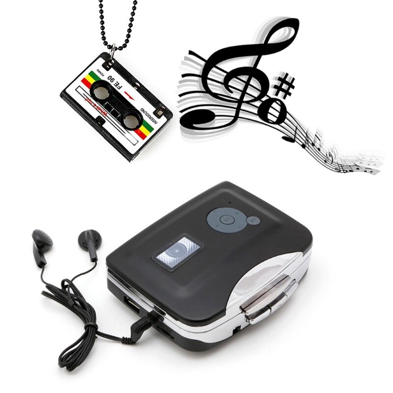 Portable USB Cassette To MP3 iPod Converter W/ Analog MP3 Recorder Player 67JA