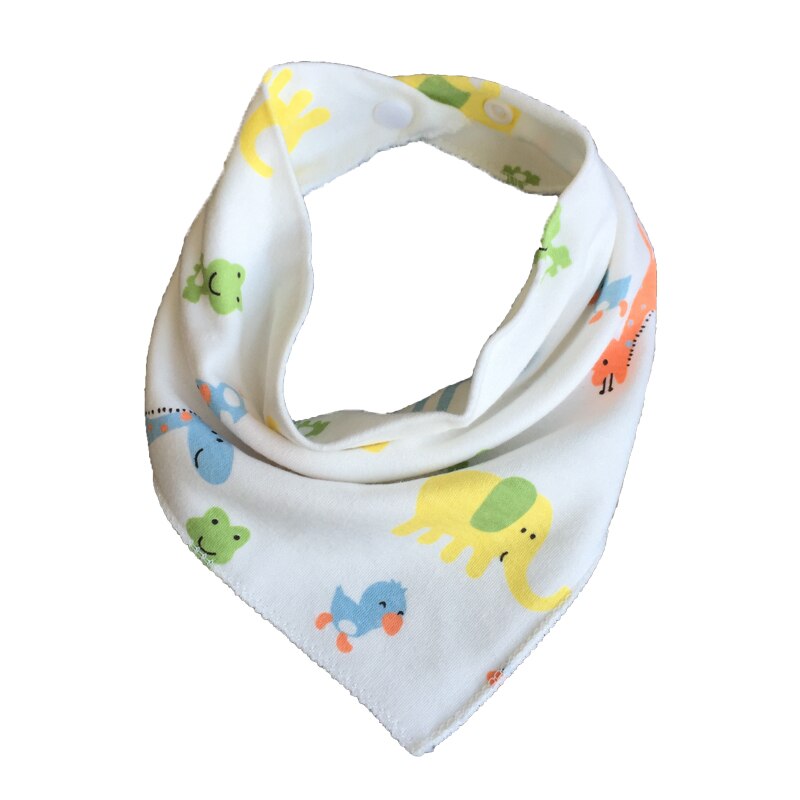 6pc/Lot Bibs Burp Cloths Baby Bandana Feeding Triangle Stuff Comfort Cotton Waterproof Bib
