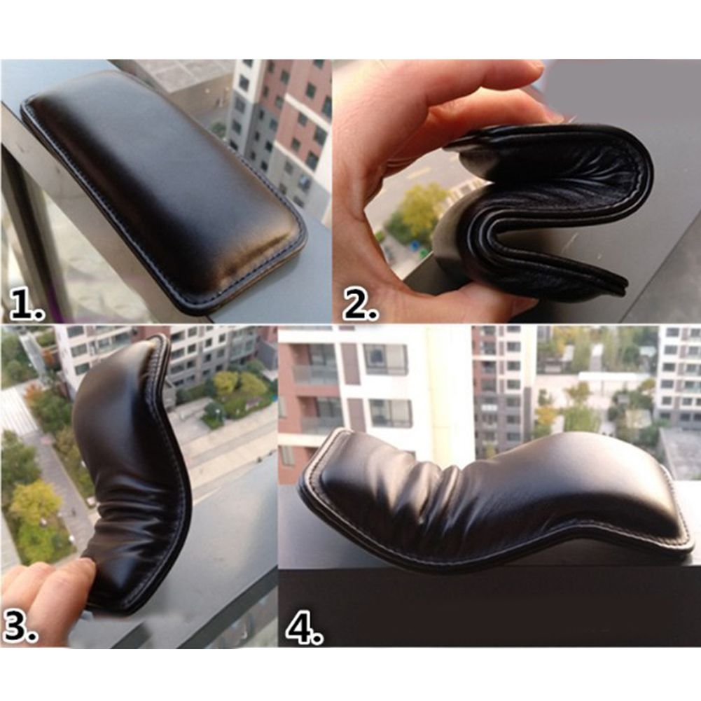 Car Cushion Interior Pillow Knee Pad Car Seat Soft Cushion Leather Universal Thigh Support Accessories