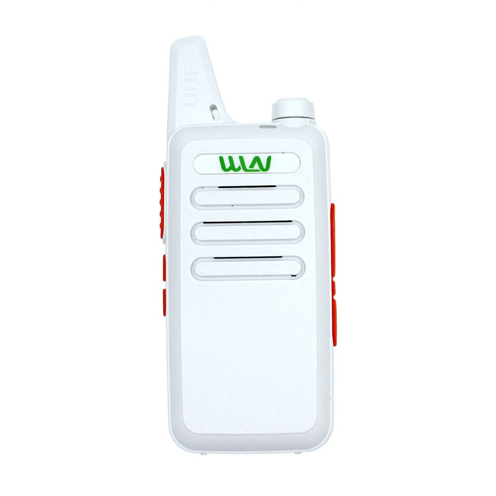 Mini Walkie Talkie WLN KD-C1UHF 400-470 MHz 5W With 16 Channels Two Way Radio: KD-C1-White